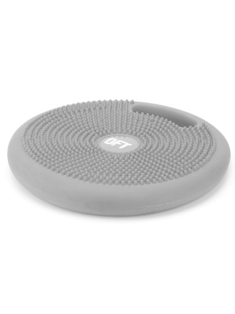 Массажно-балансировочная подушка с ручкой серая в комплекте с насосом