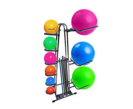 Комбинированная подставка для фитболов,медболов, бодибаров и эспандеров