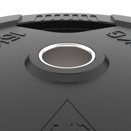 Диск обрезиненный с хватом DFC 15 кг / диаметр 51 мм