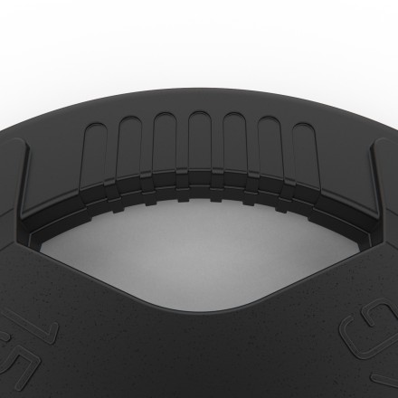 Диск обрезиненный с хватом DFC 15 кг / диаметр 51 мм