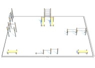 Спортивный уличный Комплекс К-3