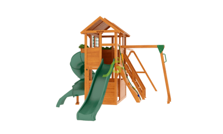 Детская площадка Клубный домик 2 с трубой и рукоходом