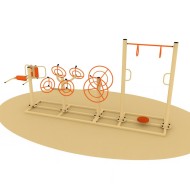 УТК-005 Уличный тренажерный комплекс для пожилых и МГН