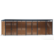 Контейнерная площадка “Бункер” (на 4 контейнера + хозблок)