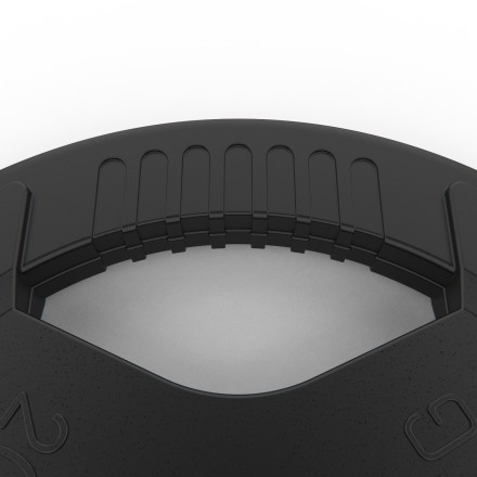 Диск обрезиненный с хватом DFC 20 кг / диаметр 51 мм