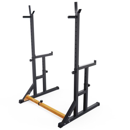 Стойка для штанги с подстраховкой DFC Y-GYM TF-63, с упорами для отжиманий Стойка для штанги с подстраховкой DFC Y-GYM TF-63, с упорами для отжиманий