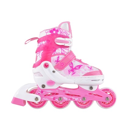 Раздвижные роликовые коньки Soul Pink