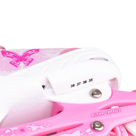 Раздвижные роликовые коньки Soul Pink