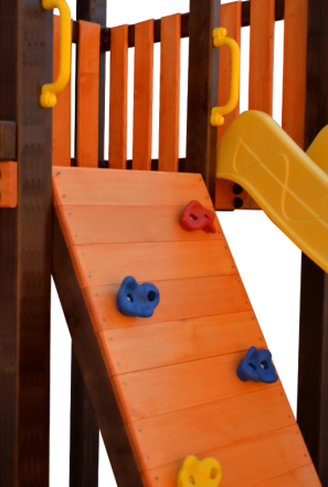  Игровой комплекс Perfetto Sport «Pitigliano-4» с качелями "Паутина" 