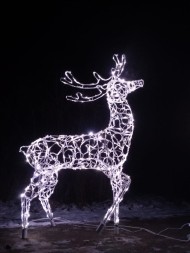 Световая фигура олень 2 м
