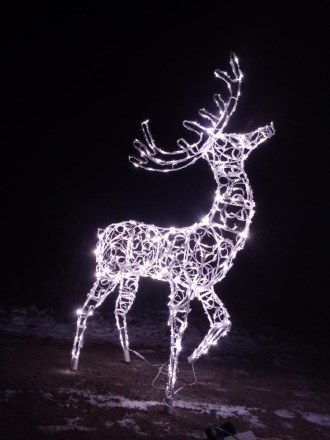 Световая фигура олень 2 м