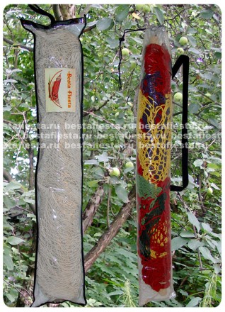 Гамак одноместный плетеный MEXICO красный mixed