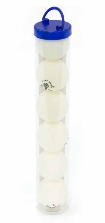 Мячи Dragon Training Gold 2* New (6 шт, бел.) в тубусе