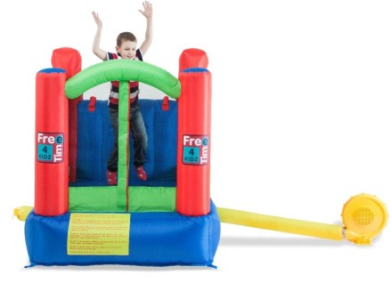Надувной батут FreeTime Непоседа с горкой PJ-78320A