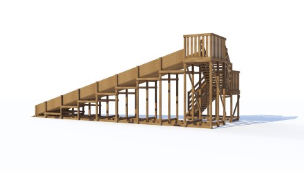 Зимняя горка «SWAN-3»