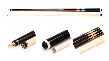 Кий / пирамида 2-pc "Vantex" (черный граб, дебито, граб) корона