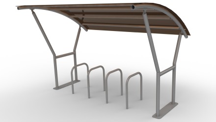 Велопарковка с навесом "Сити"