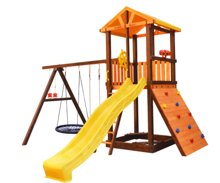 Игровой комплекс Perfetto Sport «Pitigliano-5» с качелями "Паутина"