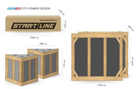 Теннисный стол City Power DESIGN Всепогодный Теннисный стол City Power DESIGN Всепогодный