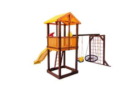 ИК Perfetto sport "Pitigliano-9" + качели "Паутина"