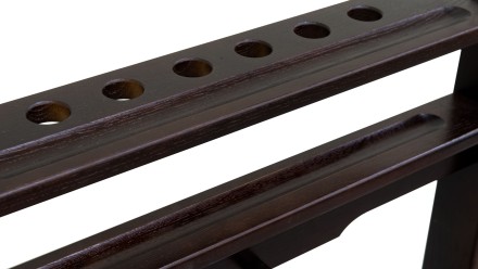 Киевница напольная универсальная из дуба (цвет орех-пекан, 78 х 75 х 28 см)