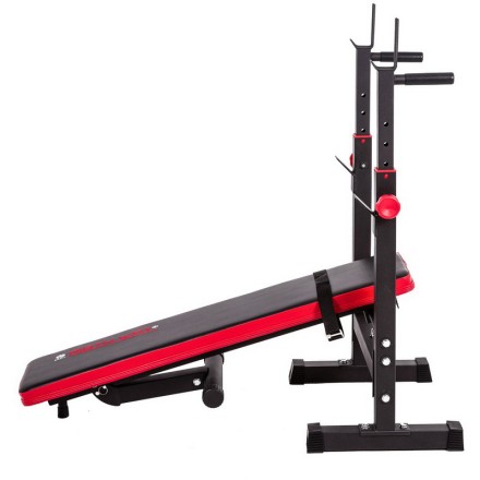 Скамья для жима, наклонная для пресса, брусья. Galafit SK100