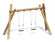 Качели 'Столбушка' без подвеса КЧ-33.1 Качели 'Столбушка' без подвеса КЧ-33.1