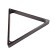 Треугольник 68 мм "Pyramid" (черный орех) массив дуба
