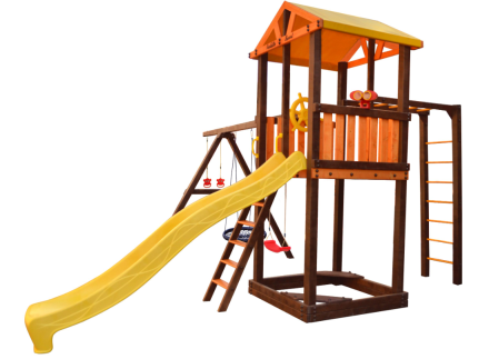 Игровой комплекс Perfetto Sport «Pitigliano-6» с качелями "Паутина"