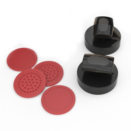 Набор биты и шайбы для аэрохоккея Набор биты и шайбы для аэрохоккея