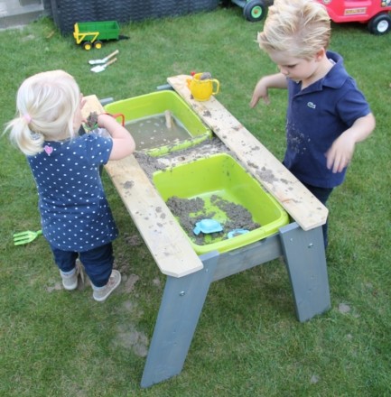 Песочница-трансформер Акцент на высоких ножках