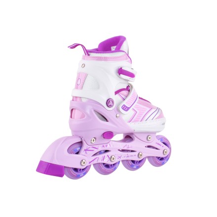 Раздвижные роликовые коньки X-TEAM violet