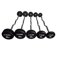 Набор обрезиненных фиксированных штанг Smith DB145-BC 10-30кг с изогнутой ручкой, шаг 5кг Набор обрезиненных фиксированных штанг Smith DB145-BC 10-30кг с изогнутой ручкой, шаг 5кг