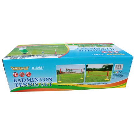 Набор детский DFC для игры в бадминтон и теннис Goal228A Набор детский DFC для игры в бадминтон и теннис Goal228A