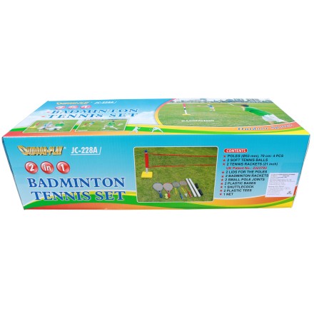 Набор детский DFC для игры в бадминтон и теннис Goal228A Набор детский DFC для игры в бадминтон и теннис Goal228A