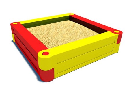 Детская пластиковая песочница "Квадрат" 