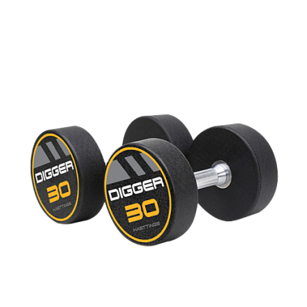 Комплект полиуретановых гантелей 20 пар от  2,5 до 50 кг HD51D4C-2.5-50