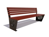 Скамейка «Индия» без подлокотников