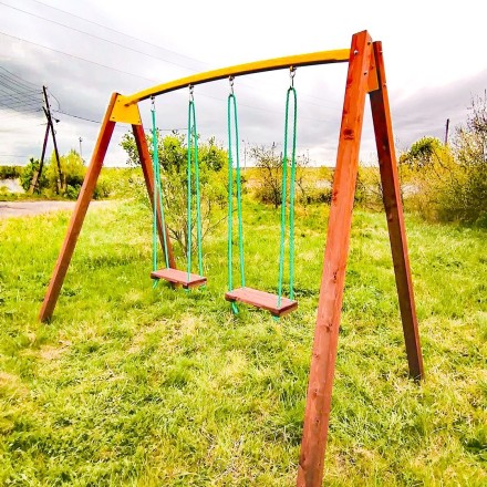 Качели Выше Всех деревянные