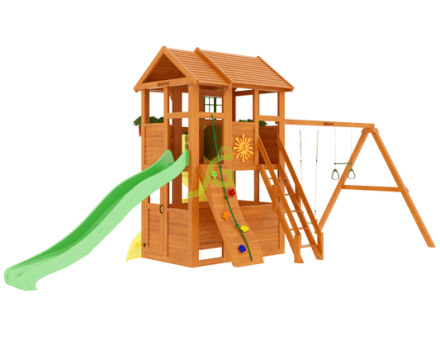 Детская площадка Клубный домик 2 с трубой