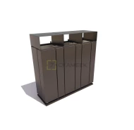 Урна «Столица» 3 секции