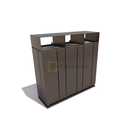 Урна «Столица» 3 секции