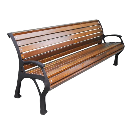 Скамейка «Екатеринбург» с подлокотниками