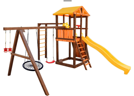 Игровой комплекс Perfetto Sport «Pitigliano-8» с качелями "Паутина"
