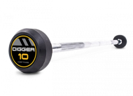 Комплект прямых фиксированных обрезиненных штанг 5 шт от 10 до 30кг