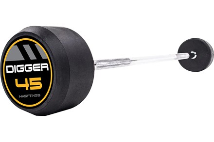 Комплект прямых фиксированных обрезиненных штанг 5 шт от 10 до 30кг