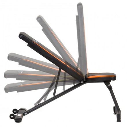 Скамья силовая универсальная DFC черная/оранж. DBCH1