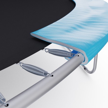 Батут каркасный с сеткой DFC Kondition 12 ft с лестницей