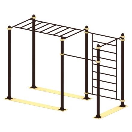 Мобильный комплекс для Воркаут "Стандарт-4"