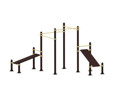 YSK79 Турники со скамьями для пресса